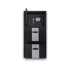 Archivero de 2 gavetas con caja fuerte