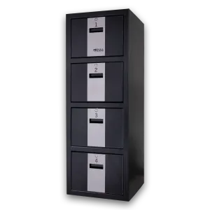 Archivero de 3 gavetas con caja fuerte